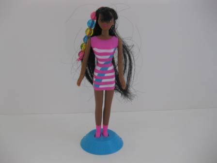 1998 McDonalds - #4 Bead Blast Christie - Barbie